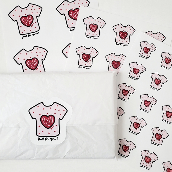 LB047 Poshmark Sticker Posh Love [Price Firm] - Picture 7 of 9